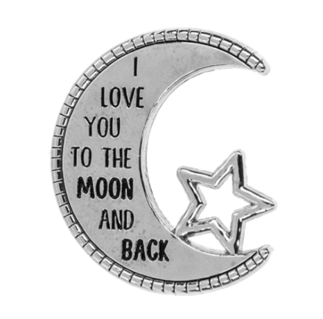 I Love You to the Moon and Back Charm