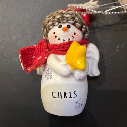 Snow Angel Ornament CHRIS