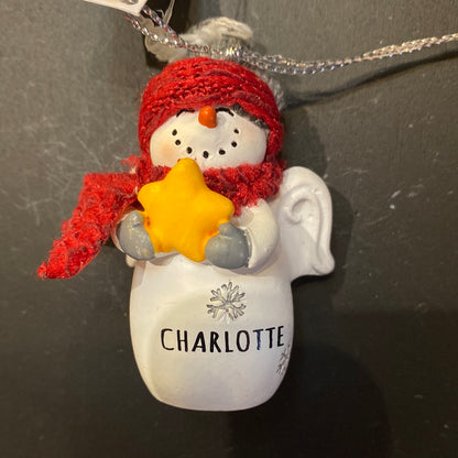 Snow Angel Ornament CHARLOTTE