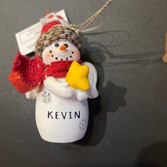 Snow Angel Ornament KEVIN