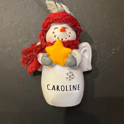Snow Angel Ornament CAROLINE