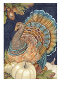 "Indigo Turkey" Garden Durasoft™ Flag
