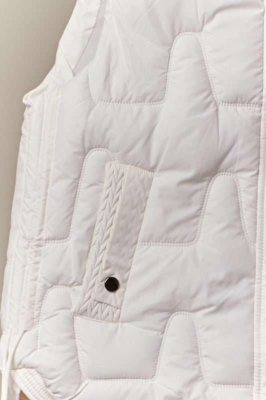 Tricia Mock Neck Puffer Vest