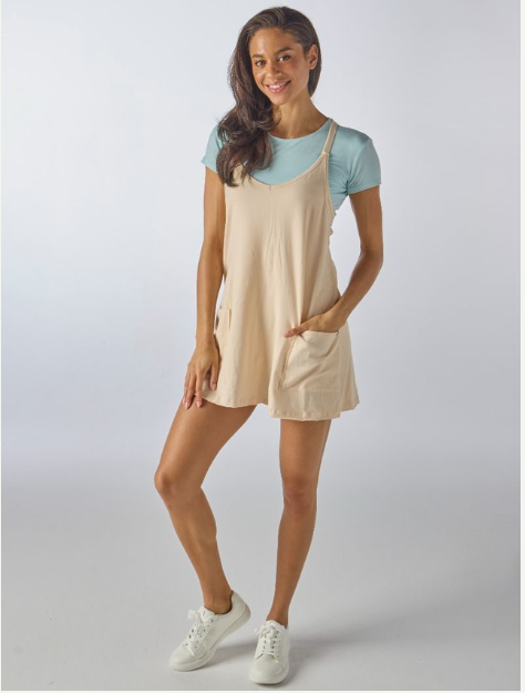 Knit Romper Ivory Simply Southern