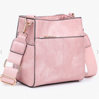 Jeanne Square Bucket Bag w/ Guitar Strap