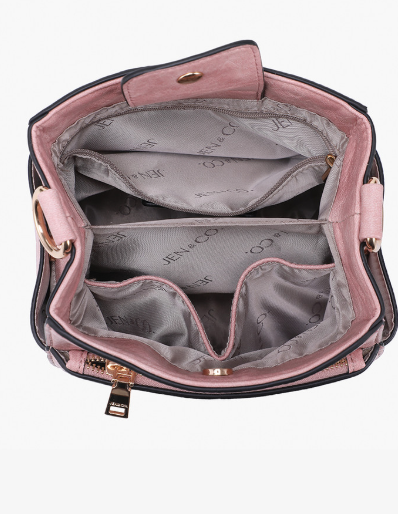 Jeanne Square Bucket Bag w/ Guitar Strap