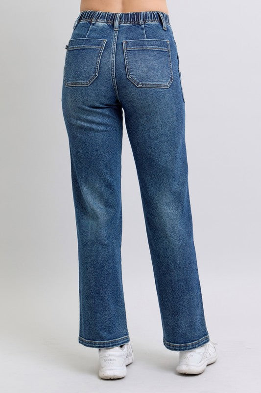 Judy Blue HW Drawstring Wide