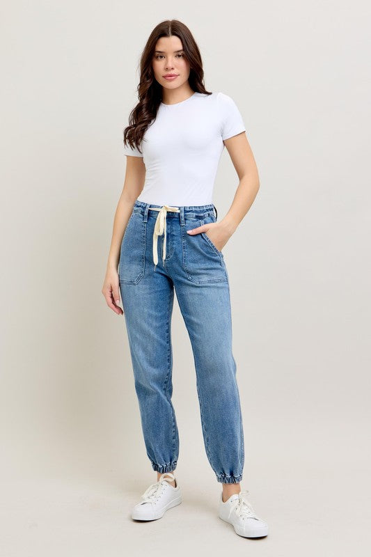 Judy Blue HW Denim Jogger