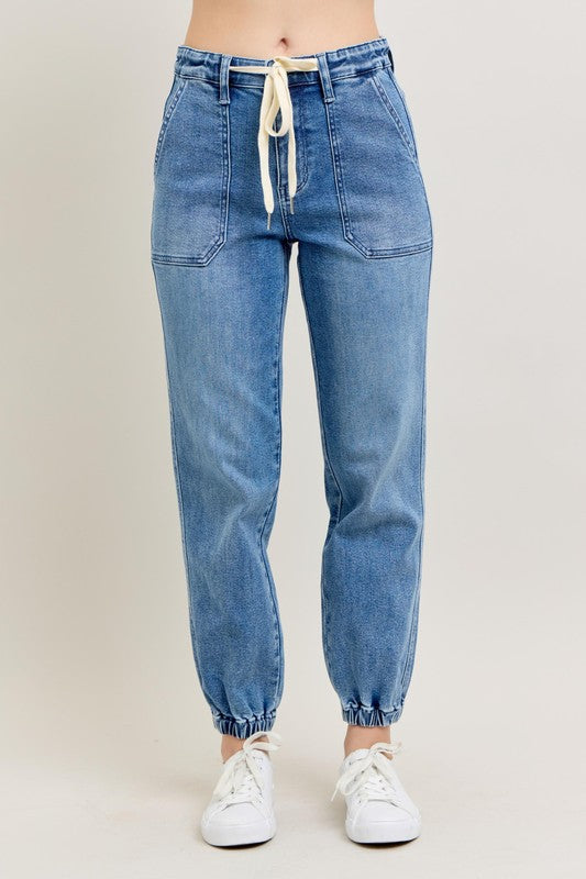 Judy Blue HW Denim Jogger
