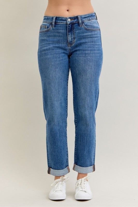 Judy Blue MR Bf Classic Cuffed