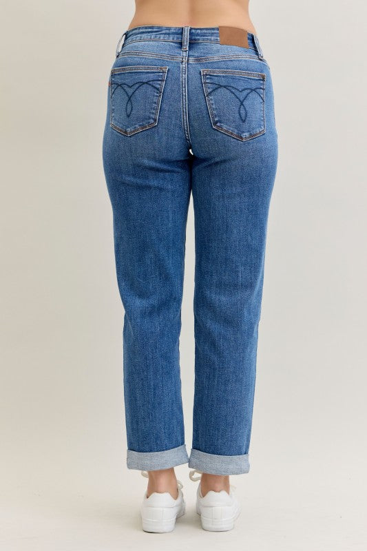 Judy Blue MR Bf Classic Cuffed