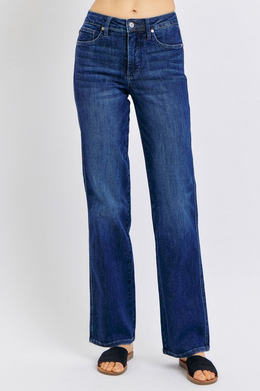 Judy Blue MR Straight Tummy Control Classic Petite Fit