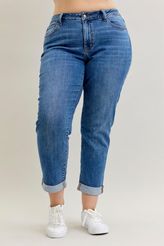 Judy Blue MR Bf Classic Cuffed