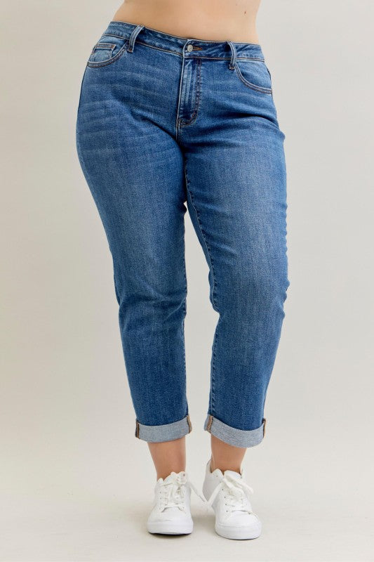 Judy Blue MR Bf Classic Cuffed