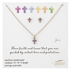 Alexa's Angels Birthstone Necklace and Earring Set