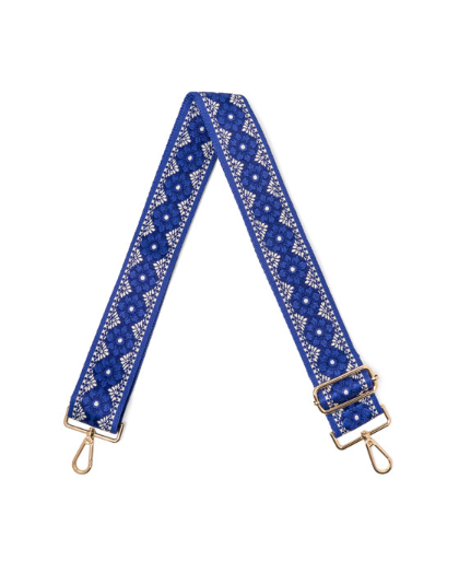 Kedzie Interchangeable Purse Strap Embroidered