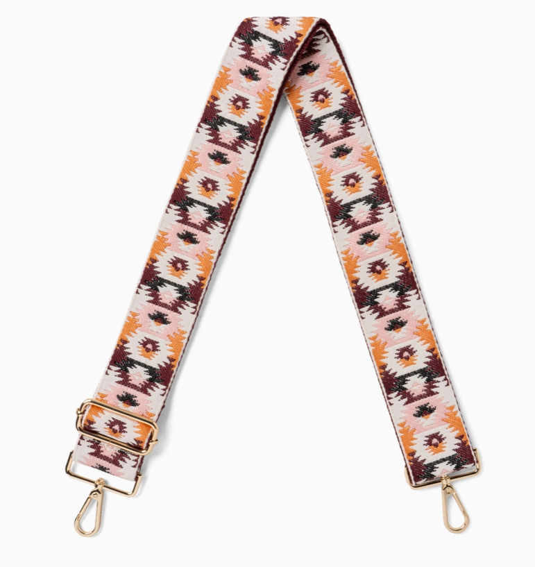 Kedzie Interchangeable Purse Strap Embroidered
