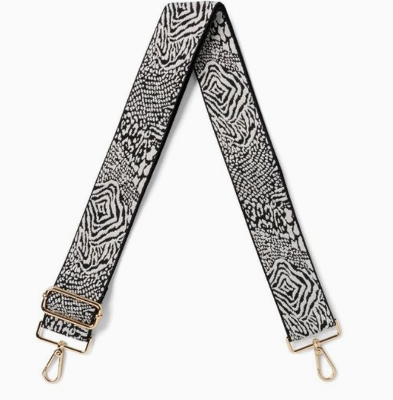Kedzie Interchangeable Purse Strap Embroidered