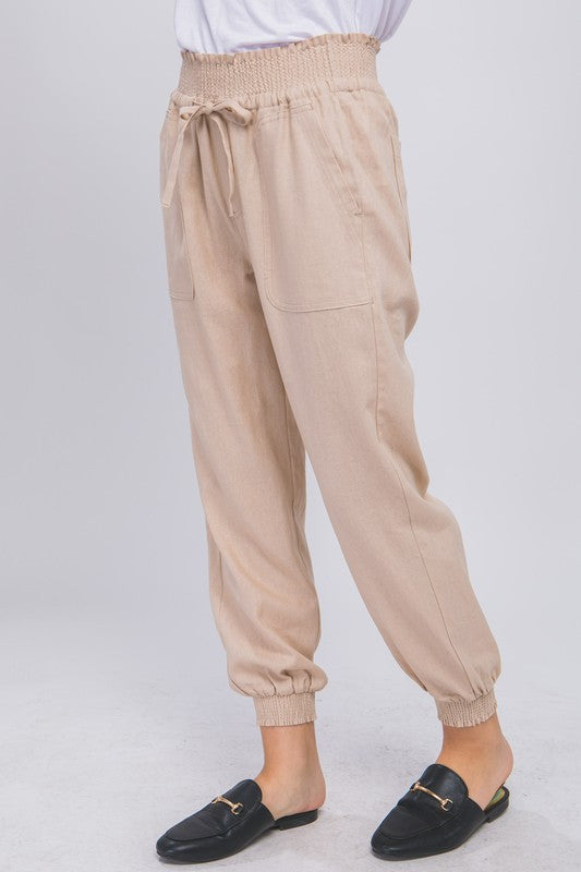 Elastic Waistband Pants