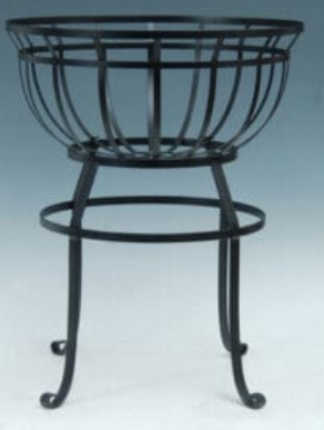 Metal Flower Basket Stand