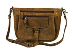 Lawson Roundup Satchel Leather & Hairon Bag