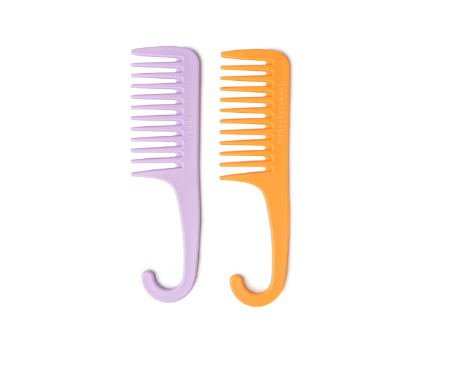 Lemon Lavender Knot Today Detangling Shower Comb