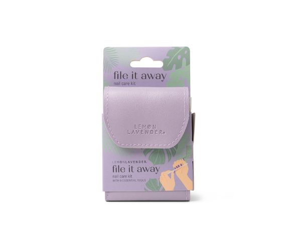 Lemon Lavender File It Away Nail Care Kit