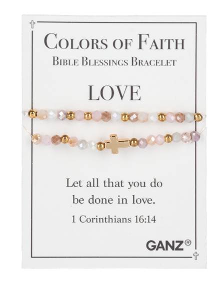 Colors of Faith Bible Blessings Bracelets