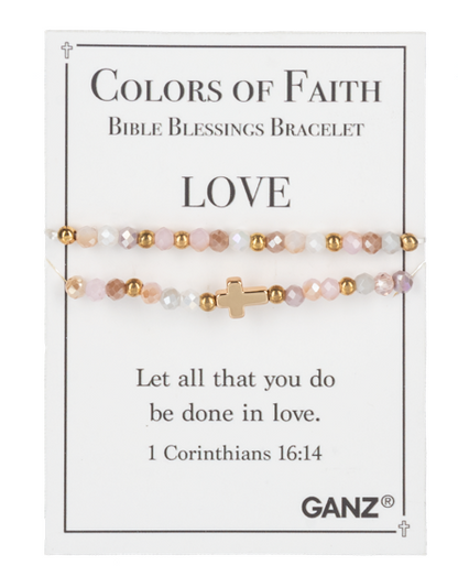 Colors of Faith Bible Blessings Bracelets