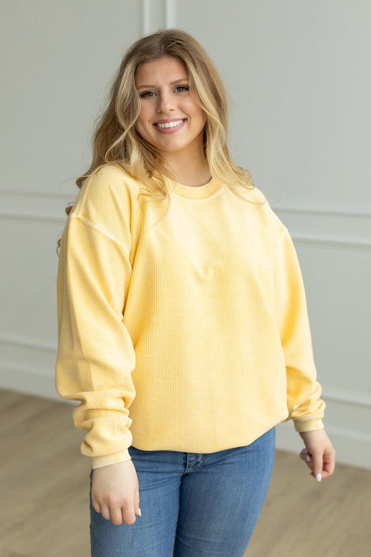 Luxe Corded Crew