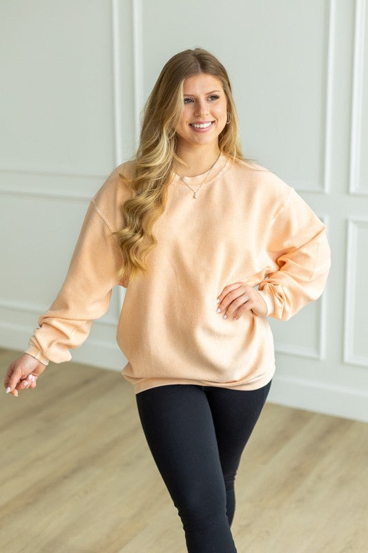 Luxe Corded Crew