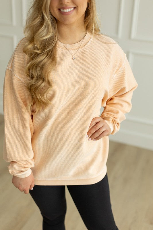 Luxe Corded Crew