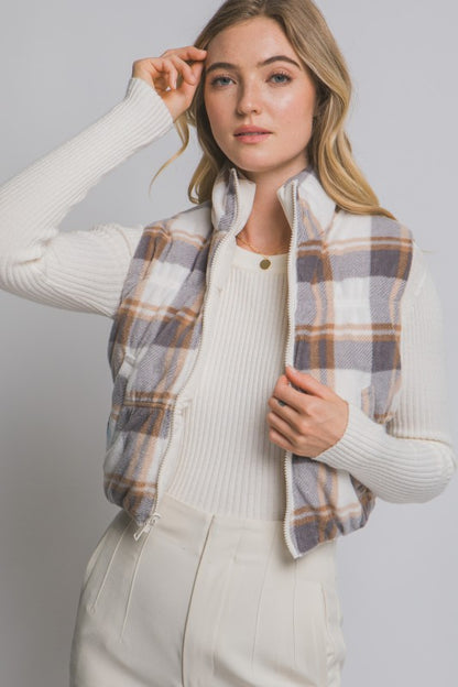 Have It Your Way Full-zip Reversable Puffer Vest