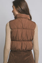 Have It Your Way Full-zip Reversable Puffer Vest