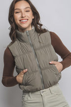 Have It Your Way Full-zip Reversable Puffer Vest
