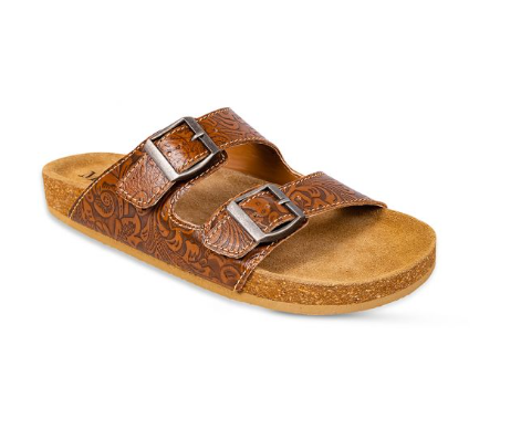 Maggie Hand-tooled Sandals