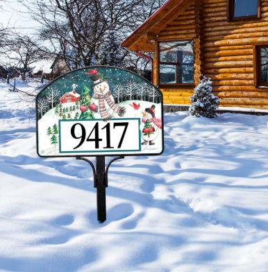 Making Memories Snowmen Yard DeSign