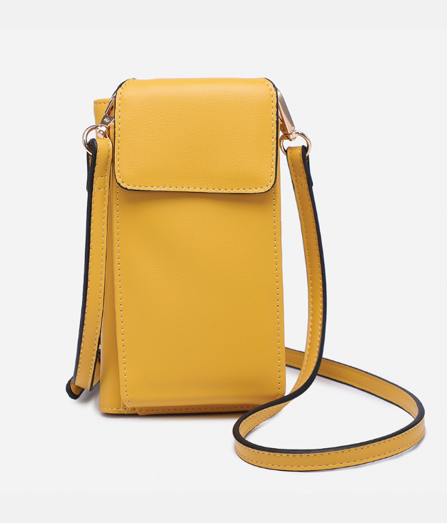 Natalie Crossbody/Wallet - Yellow