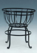 Metal Flower Basket Stand