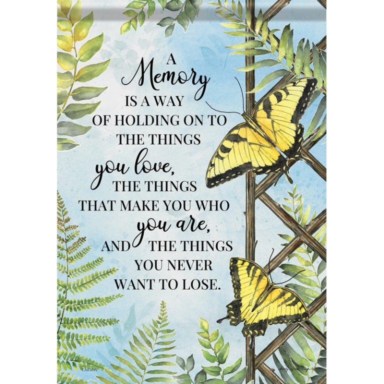 "Memory Ferns" Dura Soft™ Garden Flag