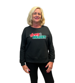 Merry and Bright FRENCH TERRY BOXY FLEECE