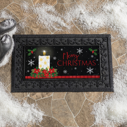 Merry Christmas Candle Sassafras Switch Mat