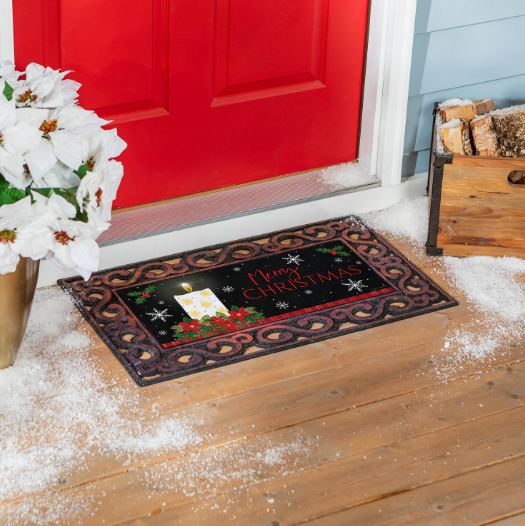 Merry Christmas Candle Sassafras Switch Mat