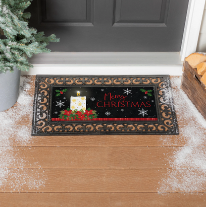 Merry Christmas Candle Sassafras Switch Mat