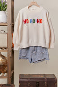 Christmas Oversize Christmas Sweater with Lettering