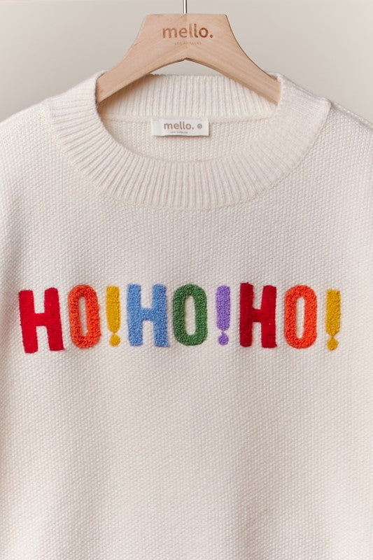 Christmas Oversize Christmas Sweater with Lettering