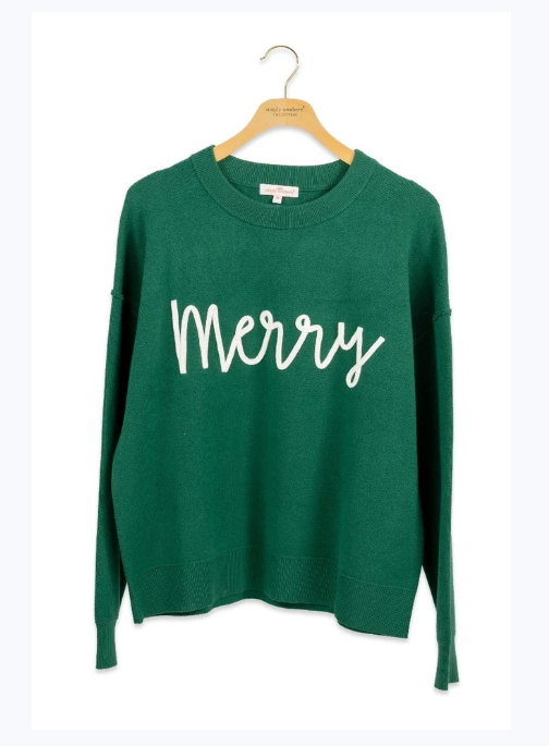 simply southern - The Merry Sweater Green