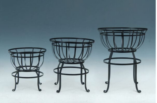Metal Flower Basket Stand