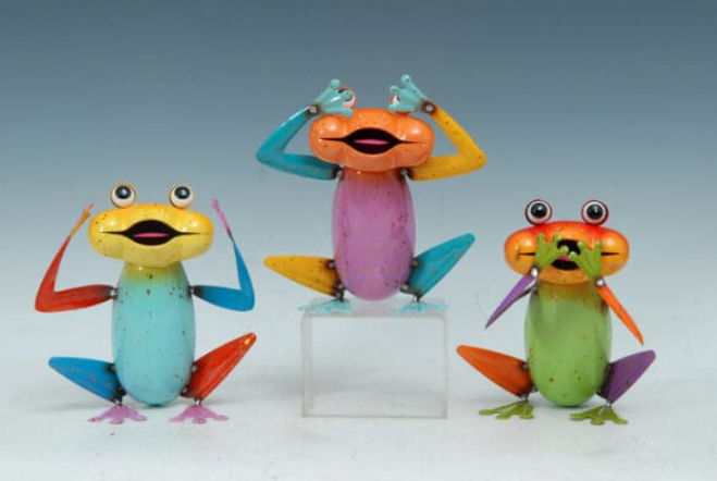 Metal Frog Small