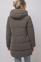 Mid-length Hooded Puffer Coat